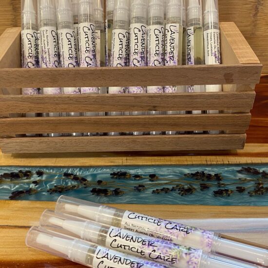 Lavender Cuticle Care Oil Pen | Amethyst Stones