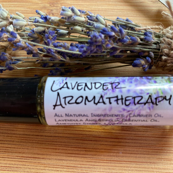 Lavender Aromatherapy Rollerball | Amethyst Stones